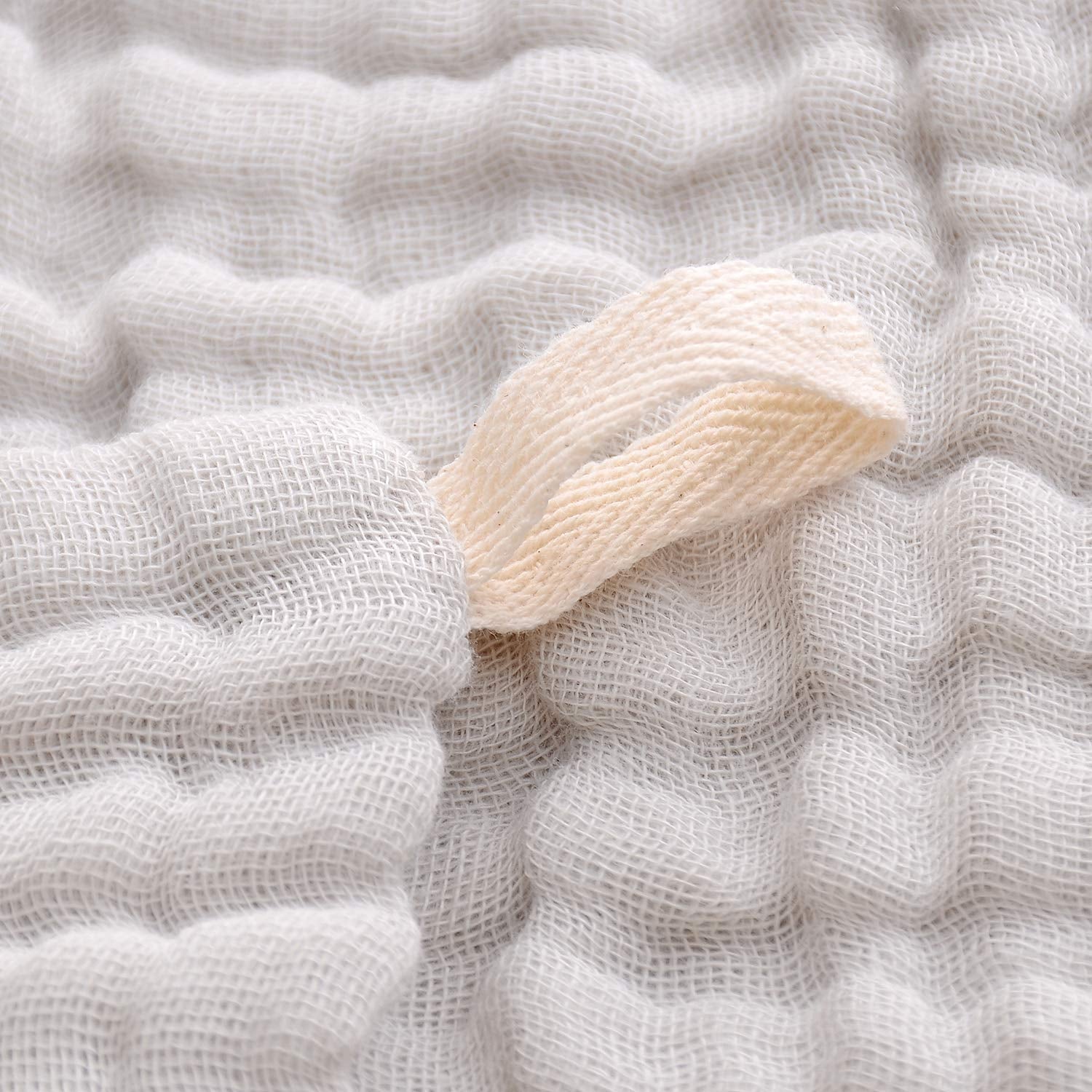 Baby Washcloths - Natural Cotton Baby Wipes - Soft Newborn Face Towel for Sensitive Skin - 10 Pack, 12X12 Inches