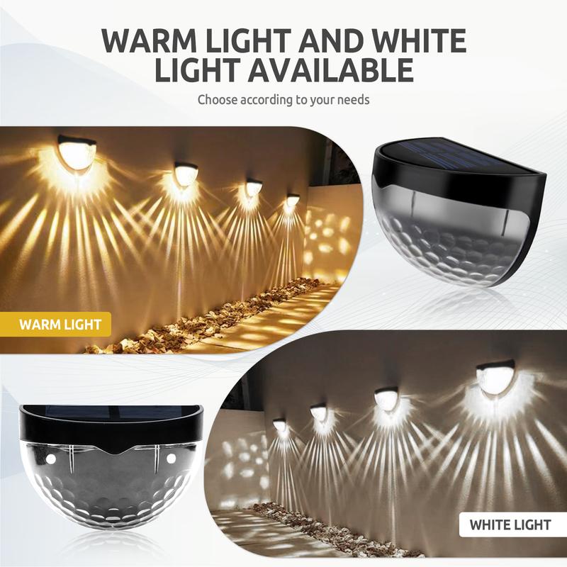 2-Pack Solar Rechargeable Outdoor Lights - Versatile Dual-Color Illumination for Blackouts and Hurricanes, Auto-Sensing Nighttime Glow
