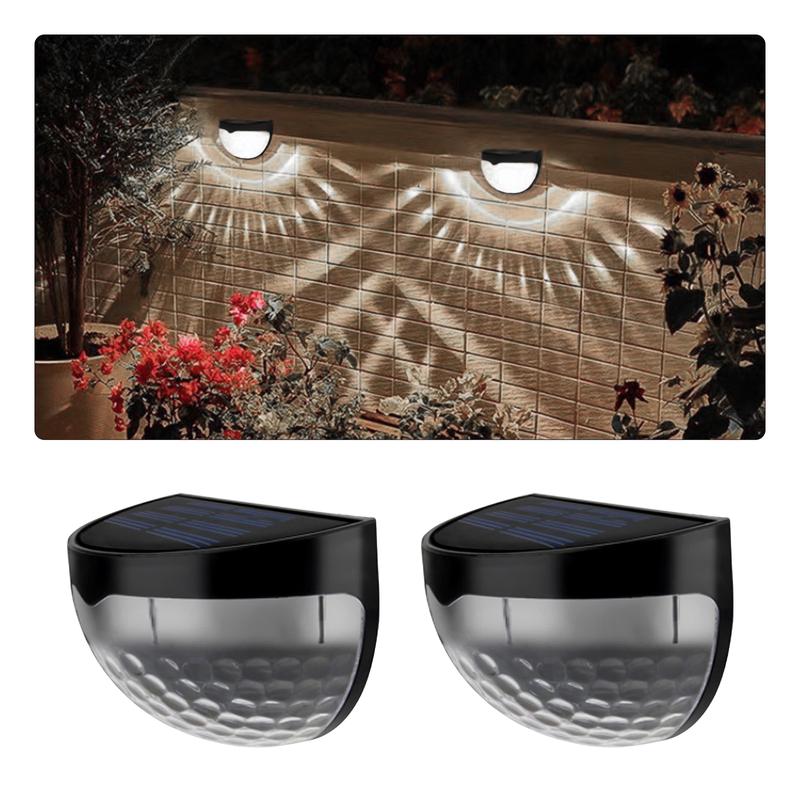 2-Pack Solar Rechargeable Outdoor Lights - Versatile Dual-Color Illumination for Blackouts and Hurricanes, Auto-Sensing Nighttime Glow