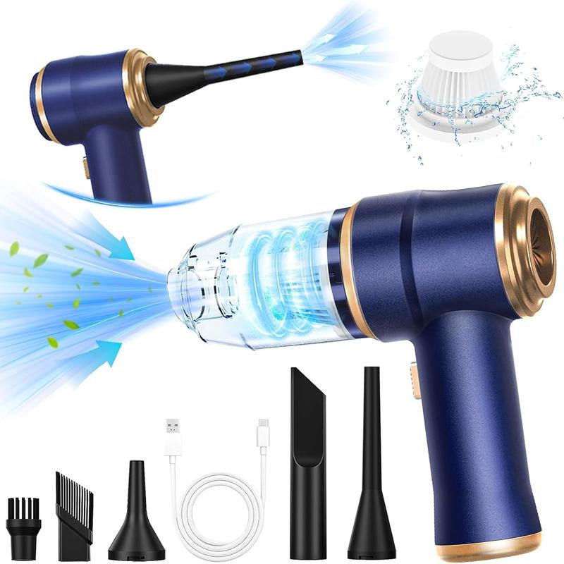 BELBUY 19000Pa High-Power Wireless Handheld Car Vacuum Cleaner - Versatile and Compact with Air Gun, Dual Filters, and Multiple Nozzles for Cars, Homes, Offices, and Pet Hair Cleanup