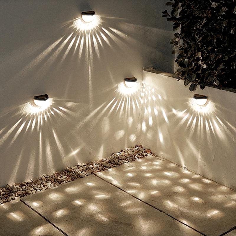 2-Pack Solar Rechargeable Outdoor Lights - Versatile Dual-Color Illumination for Blackouts and Hurricanes, Auto-Sensing Nighttime Glow